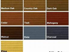 Oak Varnish Colours