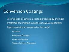 Chemical Conversion Coatings