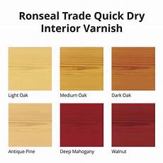 Ronseal Varnish Colours